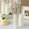 silver willow plastic flower vase for hydroponic plants and home decoration