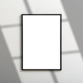 Simple aluminum alloy photo frame with thin edge for wall hanging home decor