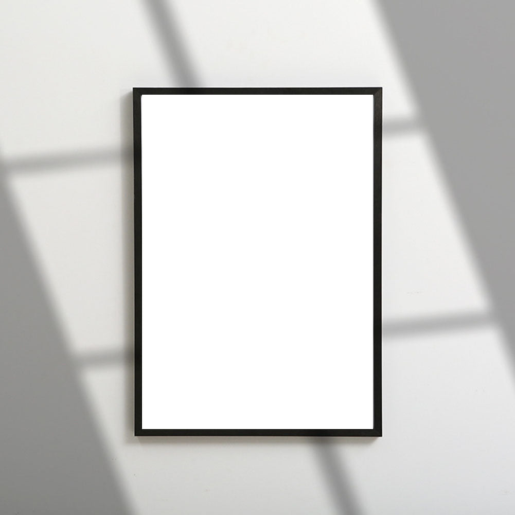 Simple aluminum alloy photo frame with thin edge for wall hanging home decor